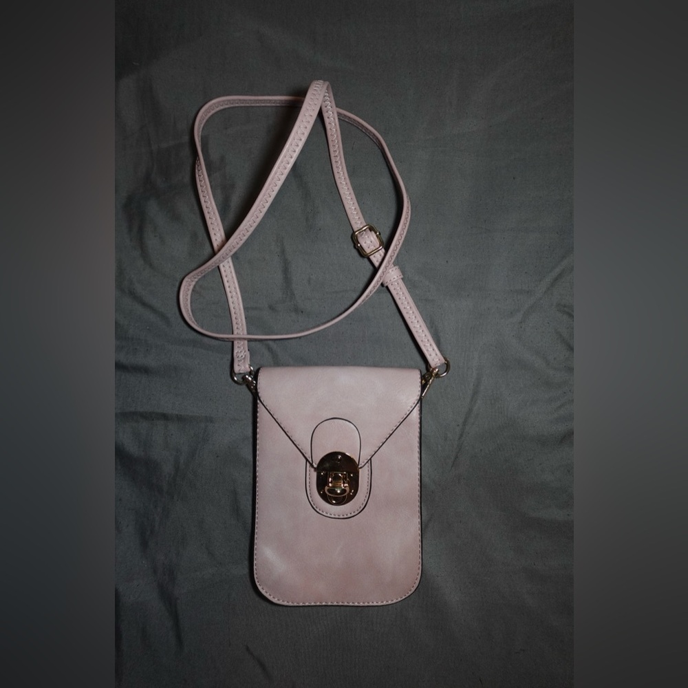 Elegant Pink Crossbody Bag